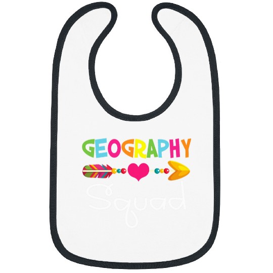 Geography Squad Back To School Teacher Student Crew Kid Bibs