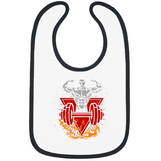 Powerlifting Workout Fitness Design Bibs