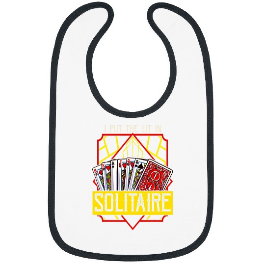 I Put the Lit In Solitaire Bibs