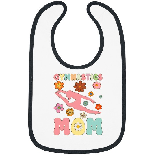 Gymnastics Mom Groovy Gymnast Acrobat Bibs