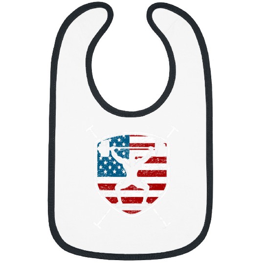 Gym Workout Outfit 4th Of July American Flag Weightlifting Bibs