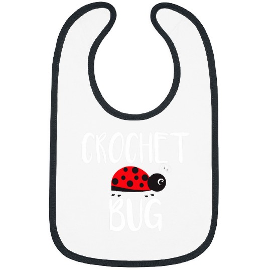 Crochet Bug Ladybug Funny Crocheting Bibs