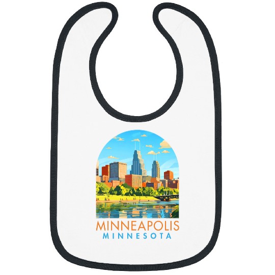 Minneapolis Travel Traveling Vacation Minneapolis Minnesota Bibs