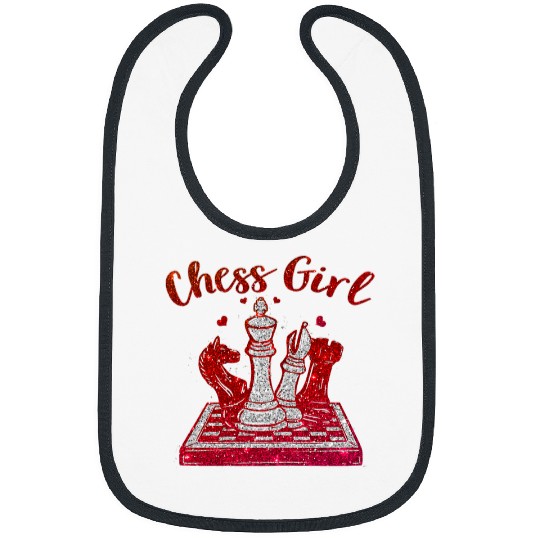 Womens Chess Girl Chess Player Girl Gift Chess Club Bibs
