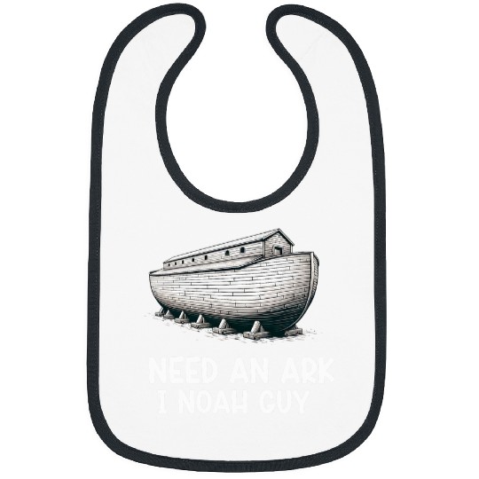 Need An Ark I Noah Guy Christian Funny Gifts Sketch Drawing 2 Bibs
