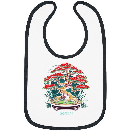 Zen Bonsai Enthusiast Traditional Japanese Bonsai Tree Bibs