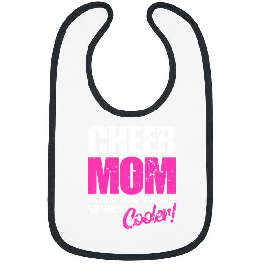 Funny Cheerleader Cheer Mom Cute Cheerleading Gift Bibs