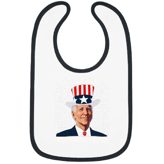 International Yoga 4th Of July Funny Joe Biden Memorial 5 Bibs