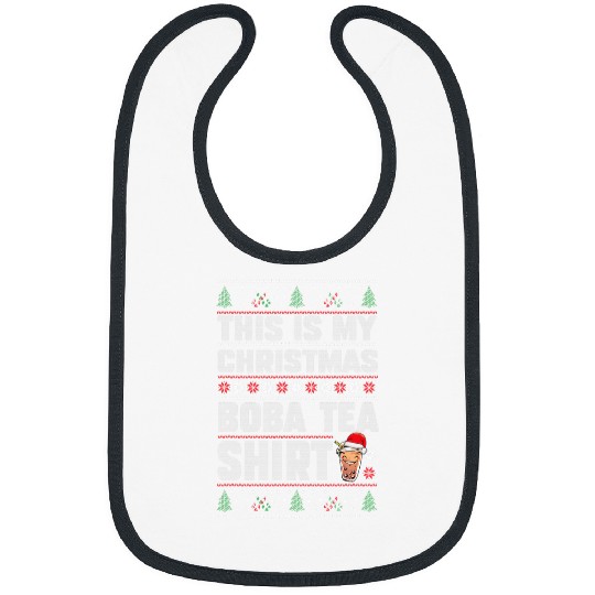 Bubble Tea Christmas Milk Tea This Is My Christmas Boba Bibs