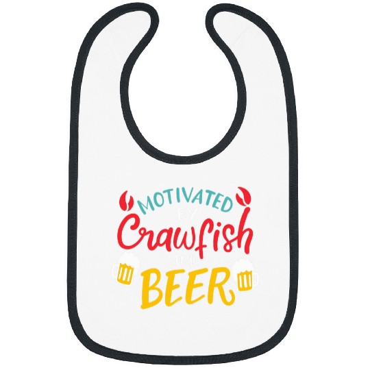 Motivated By Crawfish Beer Bibs