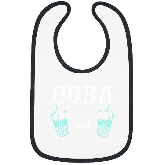 Funny Boba Ambassador Bubble Milk Tea Tapioca Pearls Drink Bibs
