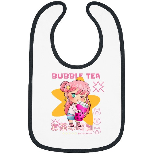 Bubble Tea Pearl milk Boba milk Boba tea Nai cha Tapioca Bibs