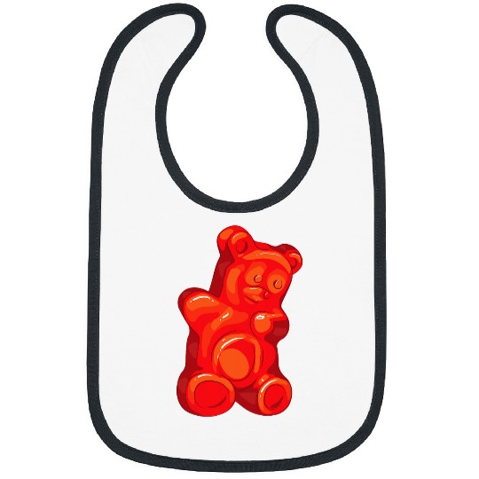 Funny Gummy Bear Gift Cool Jelly Candy Animal Dance 4 Bibs