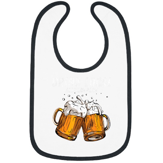 Drink Local Albuquerque New Mexico State Funny Beer Drinker Bibs