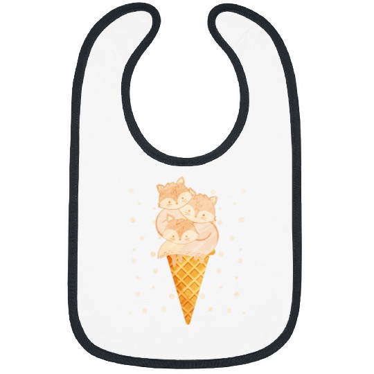 Arctic Fox Ice Cream 1 Bibs