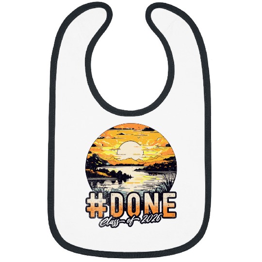 done Class Of 2026 Graduation Senior 2026 Senior Year Bibs