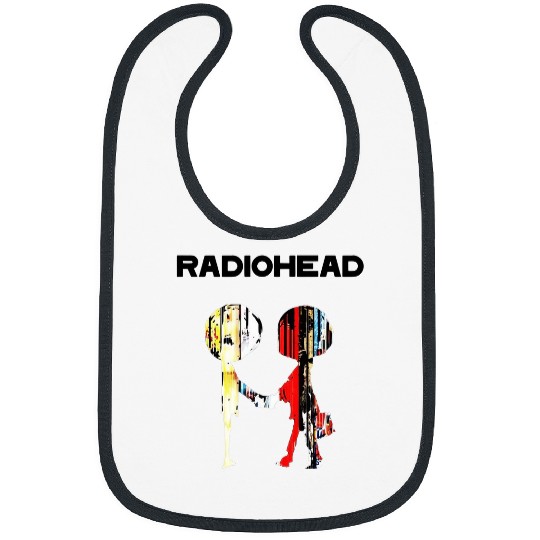 Shake hands in Black Radiohead Bibs