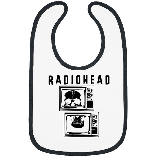 Black Skull TV Radiohead Bibs