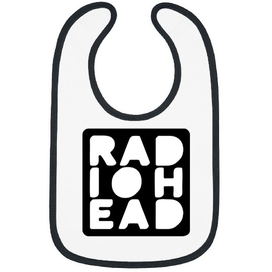 Radiohead Solid Black Bibs