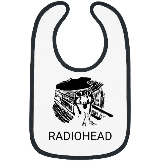 Scared in Black Radiohead Bibs