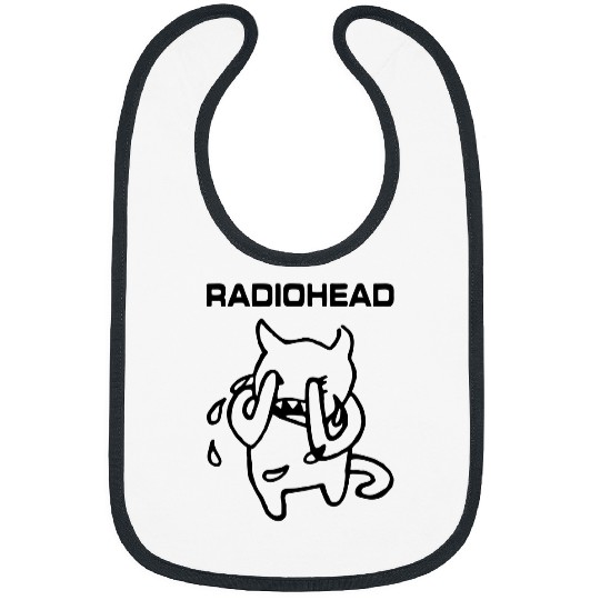 Radiohead Crying Black Devil Bibs