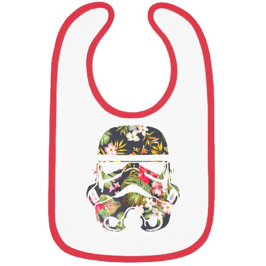 Star Wars Tropical Stormtrooper Floral Baby Bib