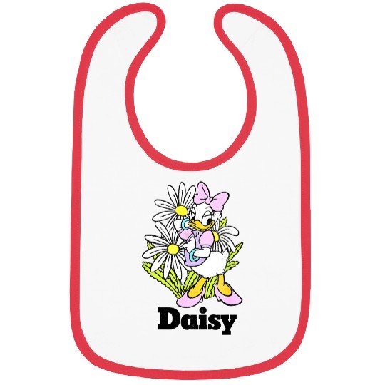 Vintage Disney Daisy Floral Bibs, Daisy Duck Disney Bibs