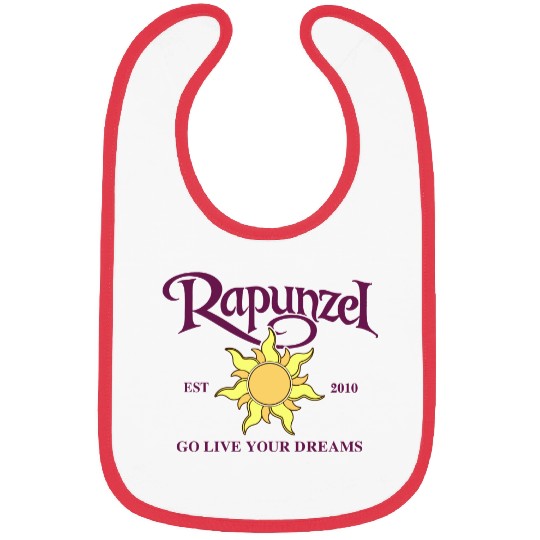 Disney Tangled Rapunzel , Bibs, Bibs, Disneyland Vacation Holiday