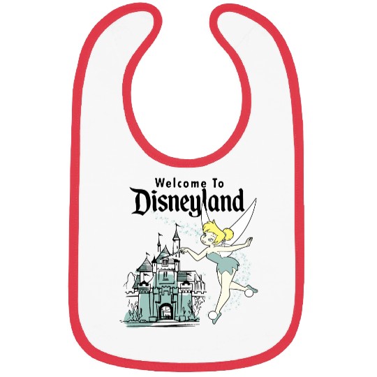 Disneyland Bibs, Tinker Bell Bibs, Tinkerbell Bibs