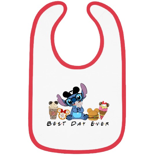 Best Day Ever Bibs, Disney Stitch Bibs, Disney Matching Bibs
