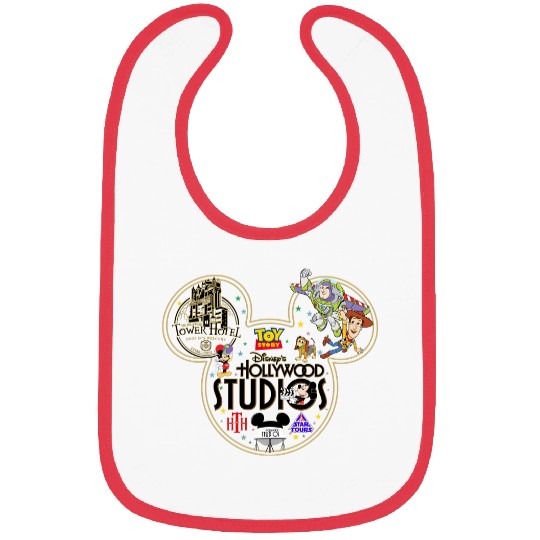 Vintage Disney Hollywood Studios Bibs, Hollywood Studios Bibs