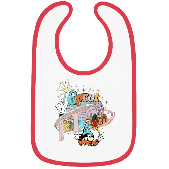 Disney Epcot Bibs, Vintage Epcot 1982 Bibs