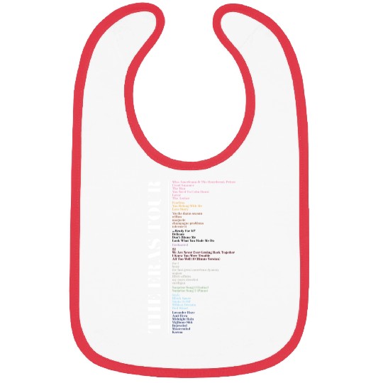 ERAS TOUR Setlist Bibs