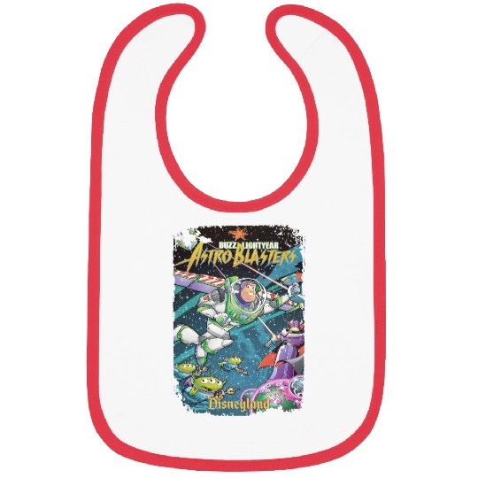 Vintage Buzz Lightyear Bibs, Retro Disney Bibs