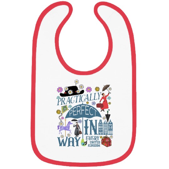 Disney Mary Poppins Bibs, Practically Perfect in Every Way Bibs