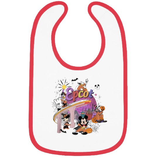 Disney Epcot Halloween  Bibs, Mickey and Friends