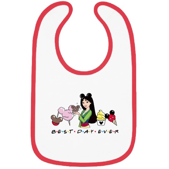 Disney Mulan Princess, Princess Mulan Bibs