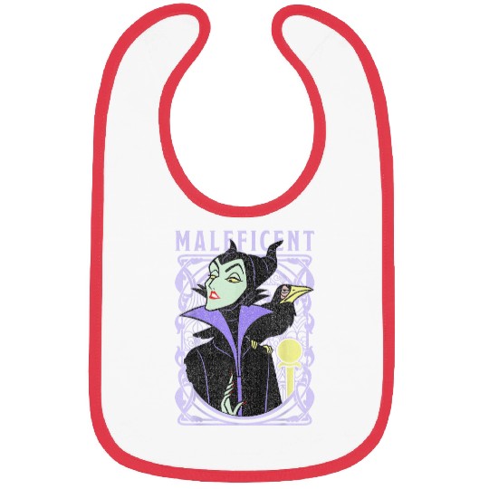 Disney Sleeping Beauty Maleficent Old School Pos Bibs