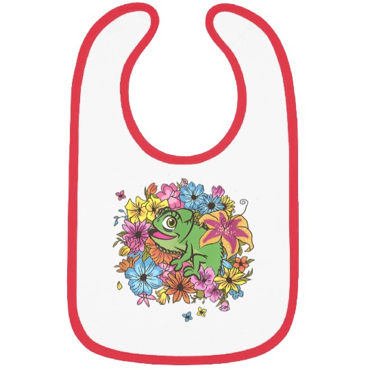 Disney Tangled Floral Pascal Bibs