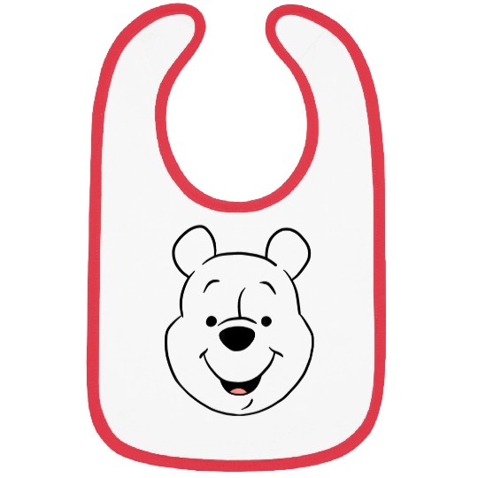 Disney Winnie The Pooh Pooh Bear Large Face Bibs