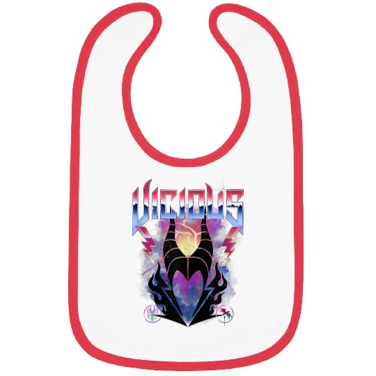 Disney Villains Maleficent Vicious Rock Portrait Bibs