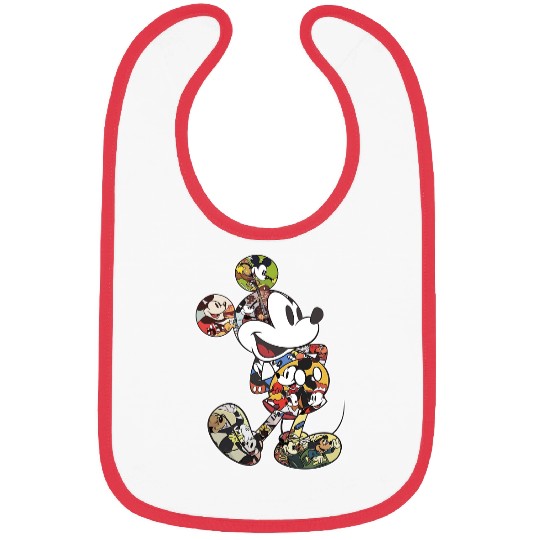 Mickey Mouse Vintage Scene Me Bibs Disney Mickey