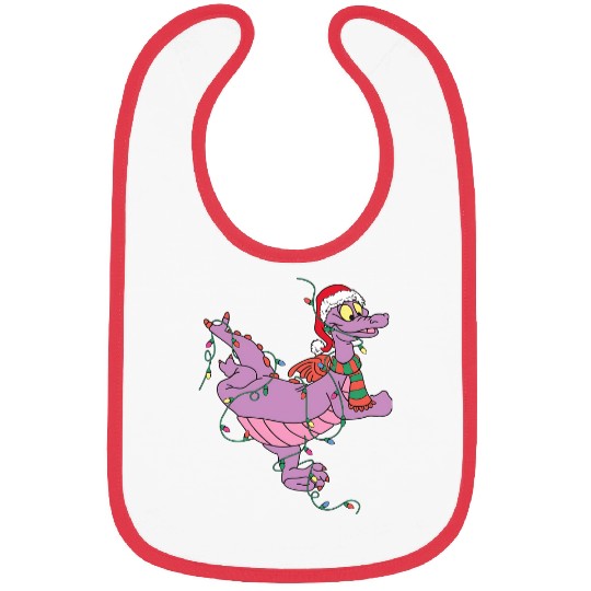 Santa Figment Dragon Lights Christmas Light  Bibs, Disney