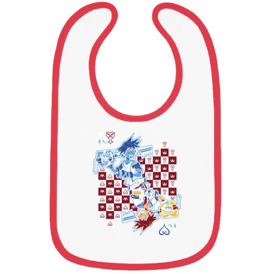 ANTI-DISNEY King of Hearts Bibs