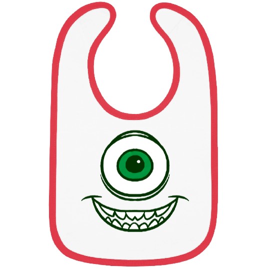 Disney Monsters Inc. Mike Wazowski Halloween Bibs