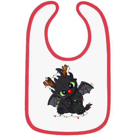 Disney Toothless Christmas Lights Bibs