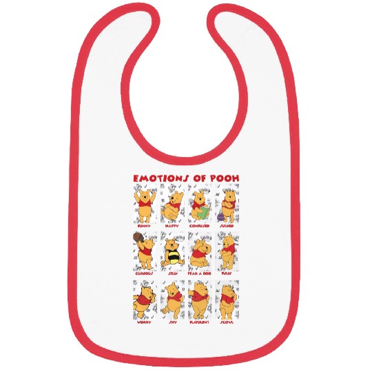 Disney Pooh Portrait Moods Retro 90s Bibs