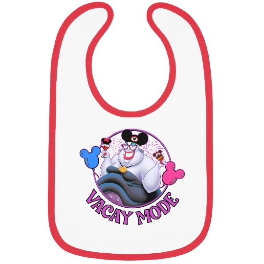 Disney Villains Ursula with Mickey Balloon Vacay Mode Retro Bibs, Magic Kingdom  Bibs