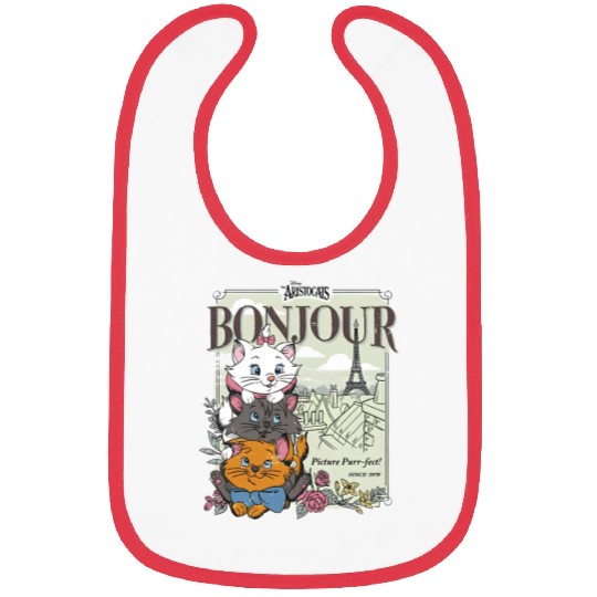 Disney Aristocats in Paris Bibs