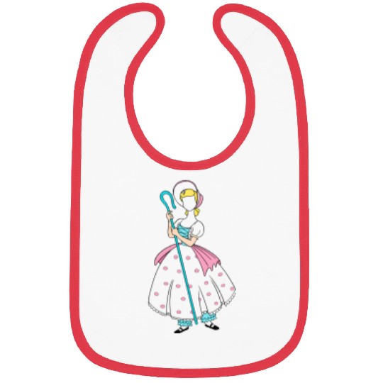 Bo Peep Embroidered Crewneck, Disney embroidered Bibs